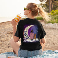 Thumbnail for I Love You to the Moon and Back Custom Backside T-shirt, Dog Lovers Gifts CustomCat