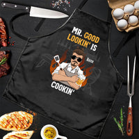 Thumbnail for Mr. Good Lookin' Is Cookin' Dad Apron, Gift For Dad AI