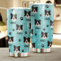 Thumbnail for Custom Dog Cat Photo With Name Tumbler, Pet Lover Gift AA