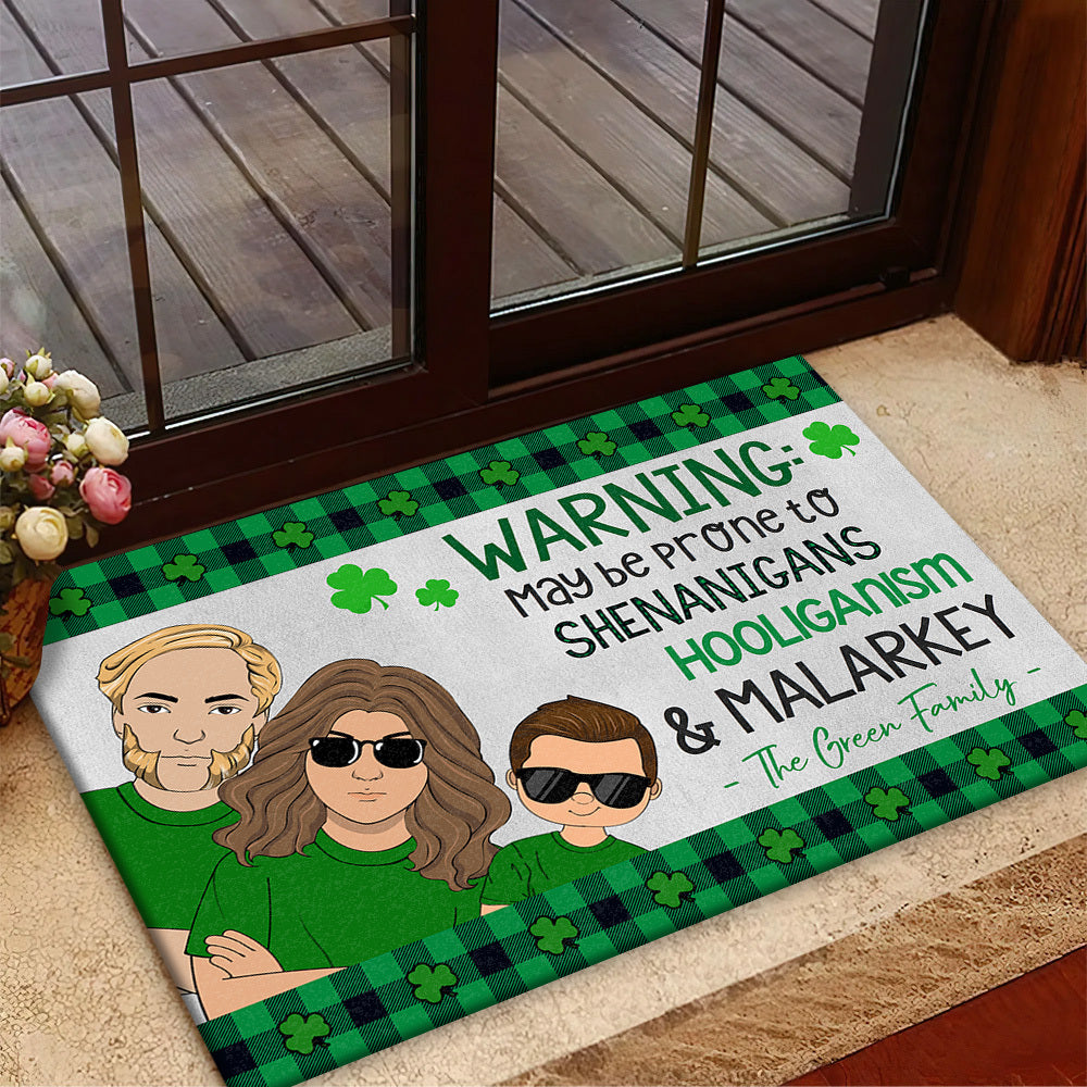 Personalized Irish Blessing Doormat, St Patricks Day Decor Home AB