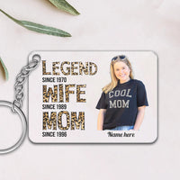 Thumbnail for Personalized Legend Wife Mom Photo Acrylic Keychain, Gift For Mom JonxiFon