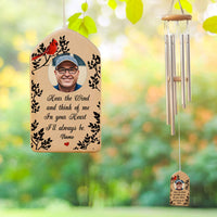 Thumbnail for Hear The Wind & Think Of Me Cardinal Memorial Wind Chimes AZ
