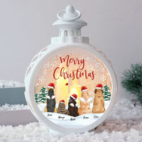 Thumbnail for Custom Dog Cat In Winter Christmas LED Light Ornament, Christmas Gift AE