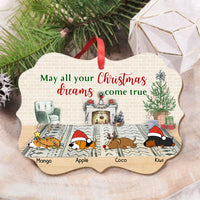 Thumbnail for All Christmas Dreams Come True Dog MDF Benelux Ornament AE