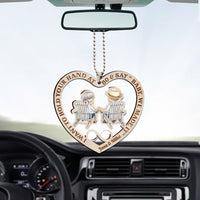 Thumbnail for I Want To Hold Your Hand At 80 Personalized Acrylic Car Ornament AE