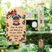 Thumbnail for Hear The Wind & Think Of Me Cardinal Memorial Wind Chimes AZ