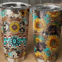 Thumbnail for Western Leopard Dog Mom Tumbler, DIY Gift For Dog Lovers AA
