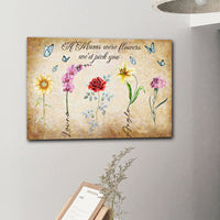 Thumbnail for If Mums/Nanas Were Flowers We'd Pick You Canvas Wall Art AK