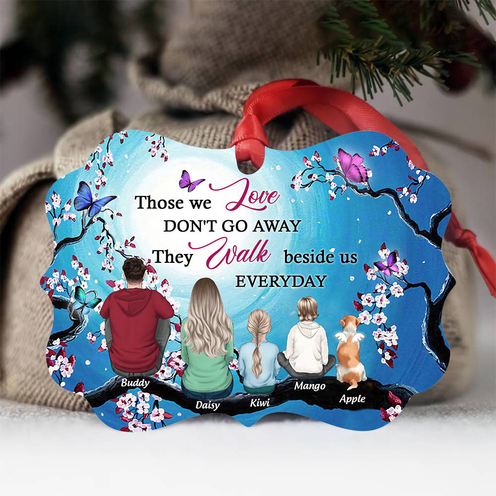 Memorial Family Member Loss Of Someone Christmas In Heaven Personalized Ornament AE