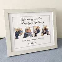 Thumbnail for You Are My Superhero Papa Collage Photo Frame, Gift For Grandpa AA