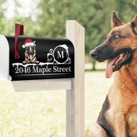Thumbnail for Personalized Dog Christmas Mailbox Cover, Dog lover Gift AF