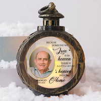 Thumbnail for Custom Because Someone We Love Is In Heaven Memorial LED Light Ornament, Memorial Gift AE