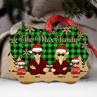 Thumbnail for Personalized Family Members Christmas Printed Wood Ornament, Customized Holiday Ornament AE