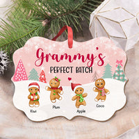 Thumbnail for Personalized Mom Grandma Perfect Batch Grandkids Printed Wood Ornament, Christmas Gift For Grandparent AE