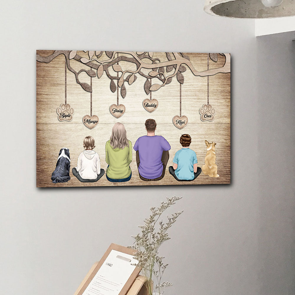 Personalized Family Tree Poster/Canvas, Decor Gift For Family CHI-THUY