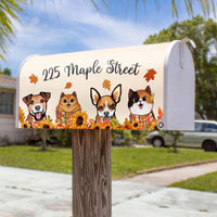 Thumbnail for Hello Fall Dog Cat Mailbox Cover, Dog Lover Gift AF