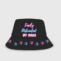 Thumbnail for Easily Distracted By Dogs Bucket Hat AI