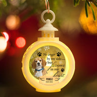 Thumbnail for Custom No Longer By Our Side Pet Memorial LED Light Ornament, Memorial Gift AE
