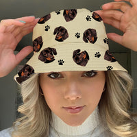 Thumbnail for Custom Made Dog Face 3D Bucket Hat, Summer Handmade Hat, Dog Lover Gift AI