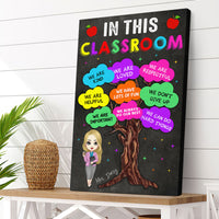Thumbnail for In This Classroom We Are Loved Poster/Canvas, DIY Class Decor CustomCat