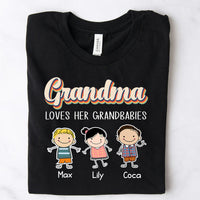 Thumbnail for Loves Her Grandbabies - Customized Shirt CustomCat