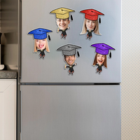 Thumbnail for Personalized Magnet With Face, Graduation Decorations 2023 Gift, Fridge Magnet JonxiFon