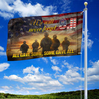 Thumbnail for All Gave Some, Some Gave All Veteran Grommet Flag AJ