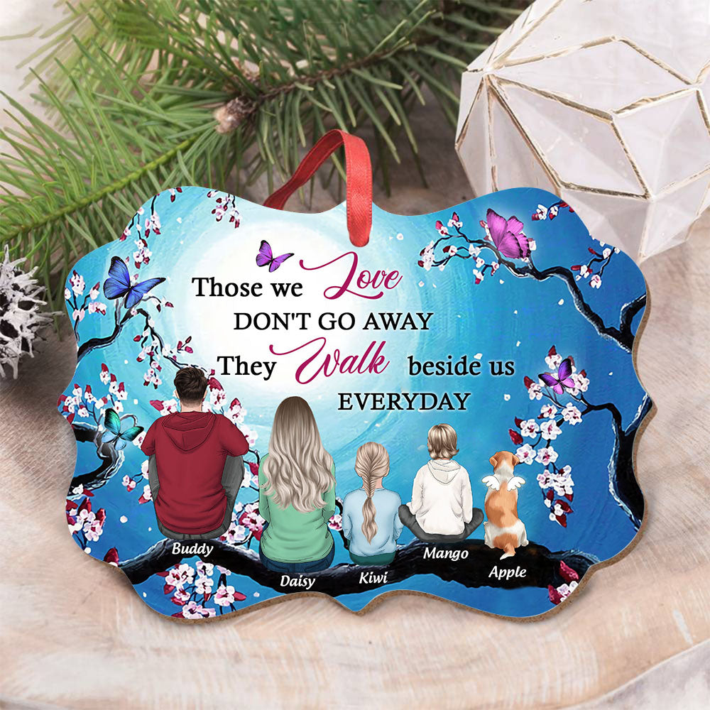 Memorial Family Member Loss Of Someone Christmas In Heaven Personalized Ornament AE