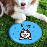 Thumbnail for Custom Dog Cartoon Flying Disc, Gift For Dog Lover, Dog Frisbee AZ