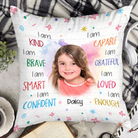 Thumbnail for Personalized I Am Kind Pillow, Gift For Daughter AD