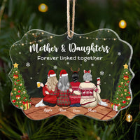 Thumbnail for Mother & Daughters Forever Linked Together Printed Acrylic Ornament AE