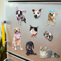 Thumbnail for Custom Photo Pet Magnets, Fridge Magnet, Gift for Pet Lovers JonxiFon