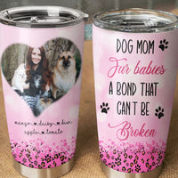 Thumbnail for Dog Mom Fur Babies Custom Tumbler, DIY Gift For Dog Lovers AA