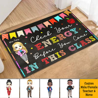 Thumbnail for Check Your Energy Teacher Doormat, DYI Classroom Decor AB