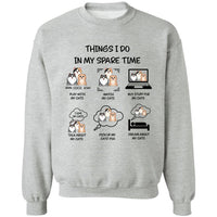 Thumbnail for Things I Do In My Spare Time Personalized Shirt, Gift For Cat Lovers CustomCat