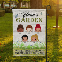 Thumbnail for Nana's Garden Where Love Is Garden Flag, Grandma Gift AD