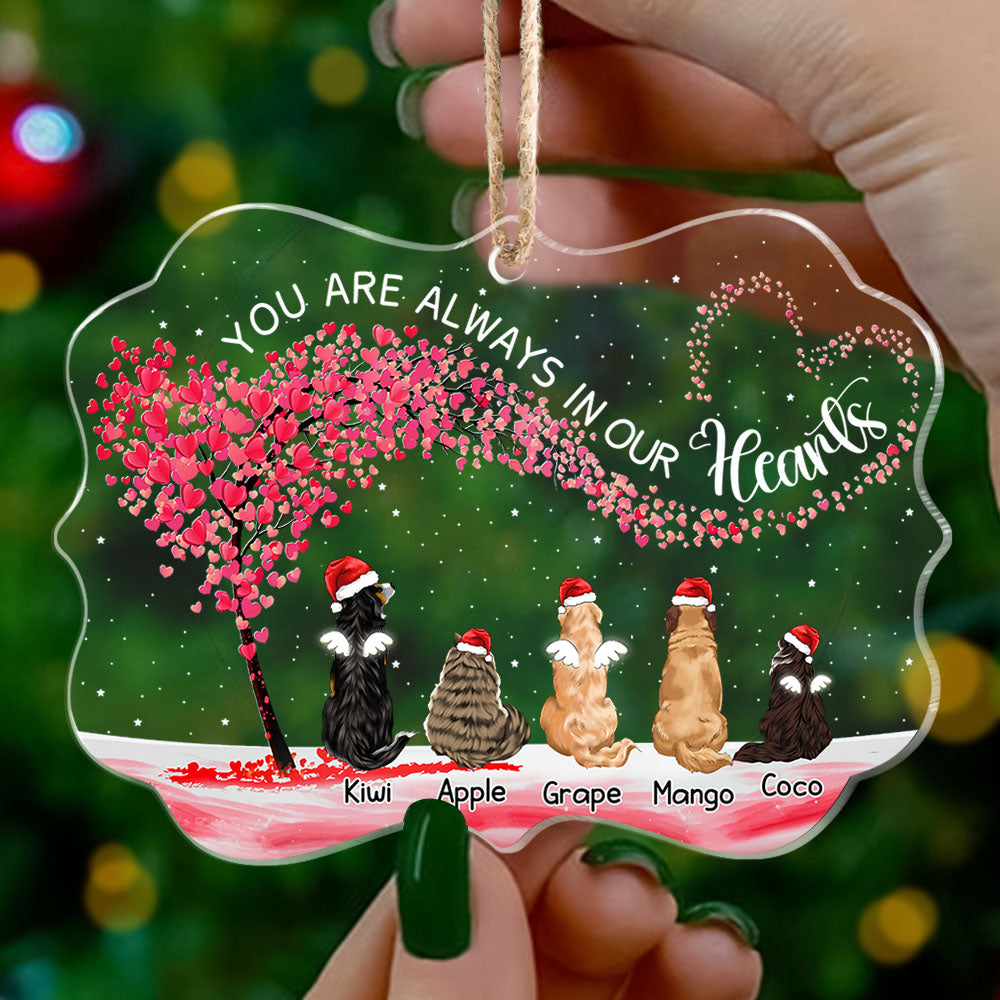 Personalized Dog Acrylic Ornament Custom Cat Name Breed Christmas Gift AE