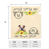 Thumbnail for Flowers With Pet Photo Mailbox Cover, Upload Photo Mailbox AF