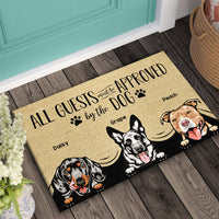 Thumbnail for Approved By The Dog Custom Doormat, DIY Gift For Dog Lovers AB