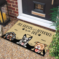 Thumbnail for Approved By The Dog Custom Doormat, DIY Gift For Dog Lovers AB