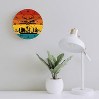Thumbnail for Personalized Family Name Hunting Wall Wooden Clock, Gift For Hunting Lovers AH