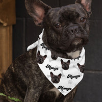 Thumbnail for Custom Dog Face Dog Bandana, Photo Pet Scarf AI