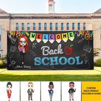 Thumbnail for Welcome Back To School Teacher Banner, Classroom Decor AJ