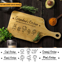 Thumbnail for Grandma's Kitchen Personalized Wood Cutting Board DuyenThuy
