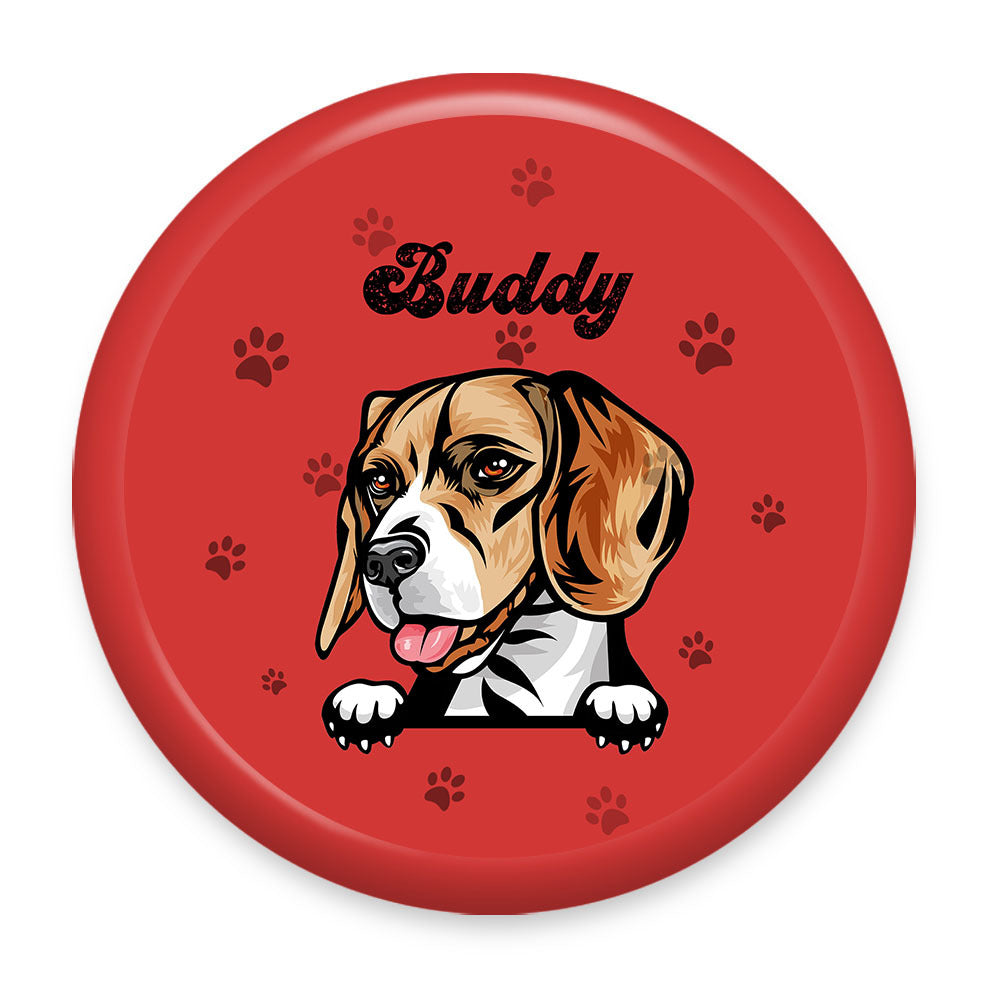 Custom Dog Cartoon Flying Disc, Gift For Dog Lover, Dog Frisbee AZ