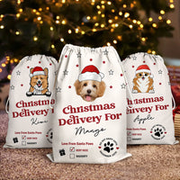 Thumbnail for Custom Do Not Sniff/Meow Dog Cat Photo Christmas Bag, Christmas Gift AB