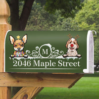 Thumbnail for Personalized Dog Christmas Mailbox Cover, Dog lover Gift AF