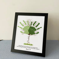 Thumbnail for Daddy We Made You This Tree Photo Frame, Kids Handprint Keepsake AA
