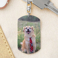 Thumbnail for No Longer By My Side But Forever In My Heart - Dogs Keychain Memorial Gift AA