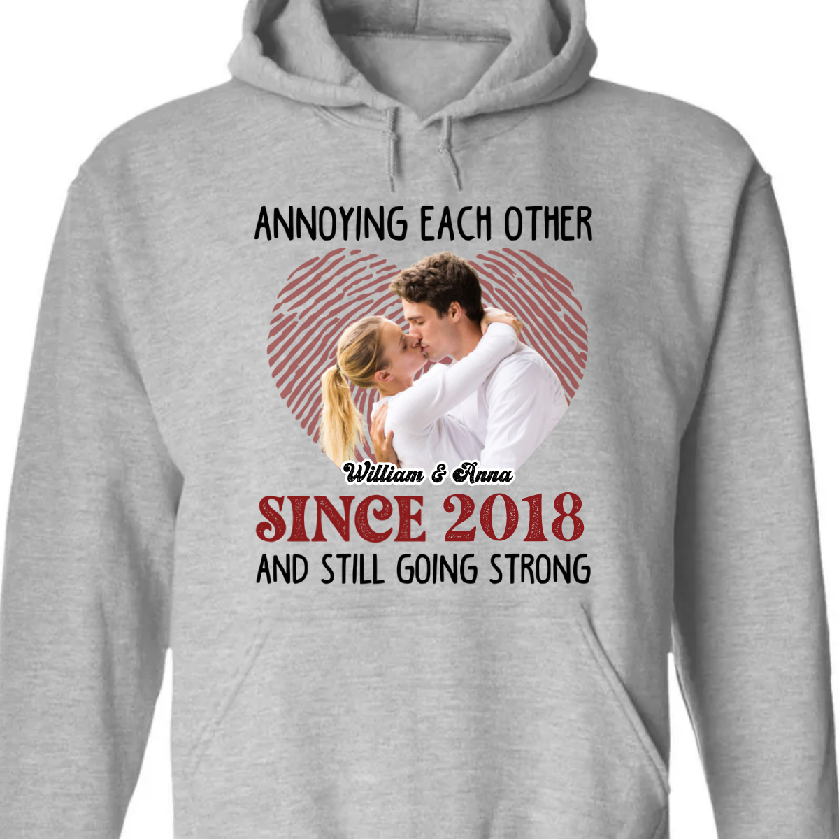 Personalized Annoying Each Other Husband Wife T-Shirt Hoodie, Valentine Gift For Couple CustomCat